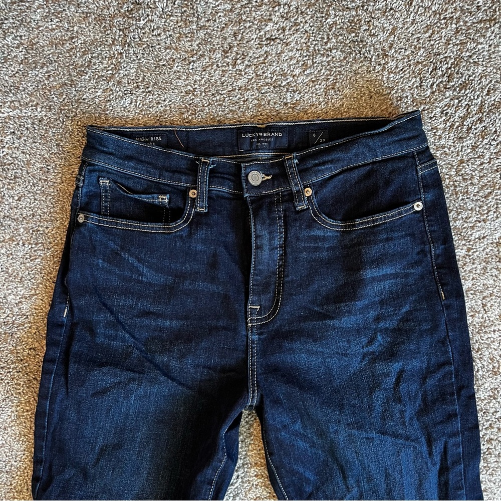 Lucky Brand Women's Deep Blue High Rise Jeans